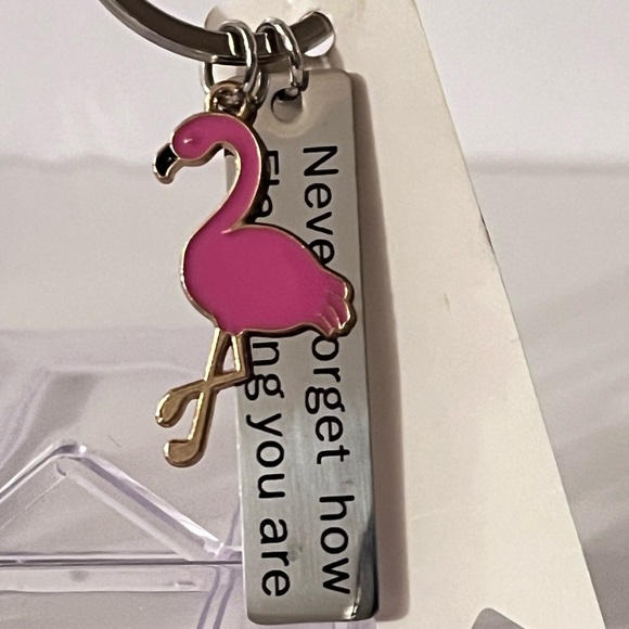 Pink Flamingo Keychain - Picture 5 of 12